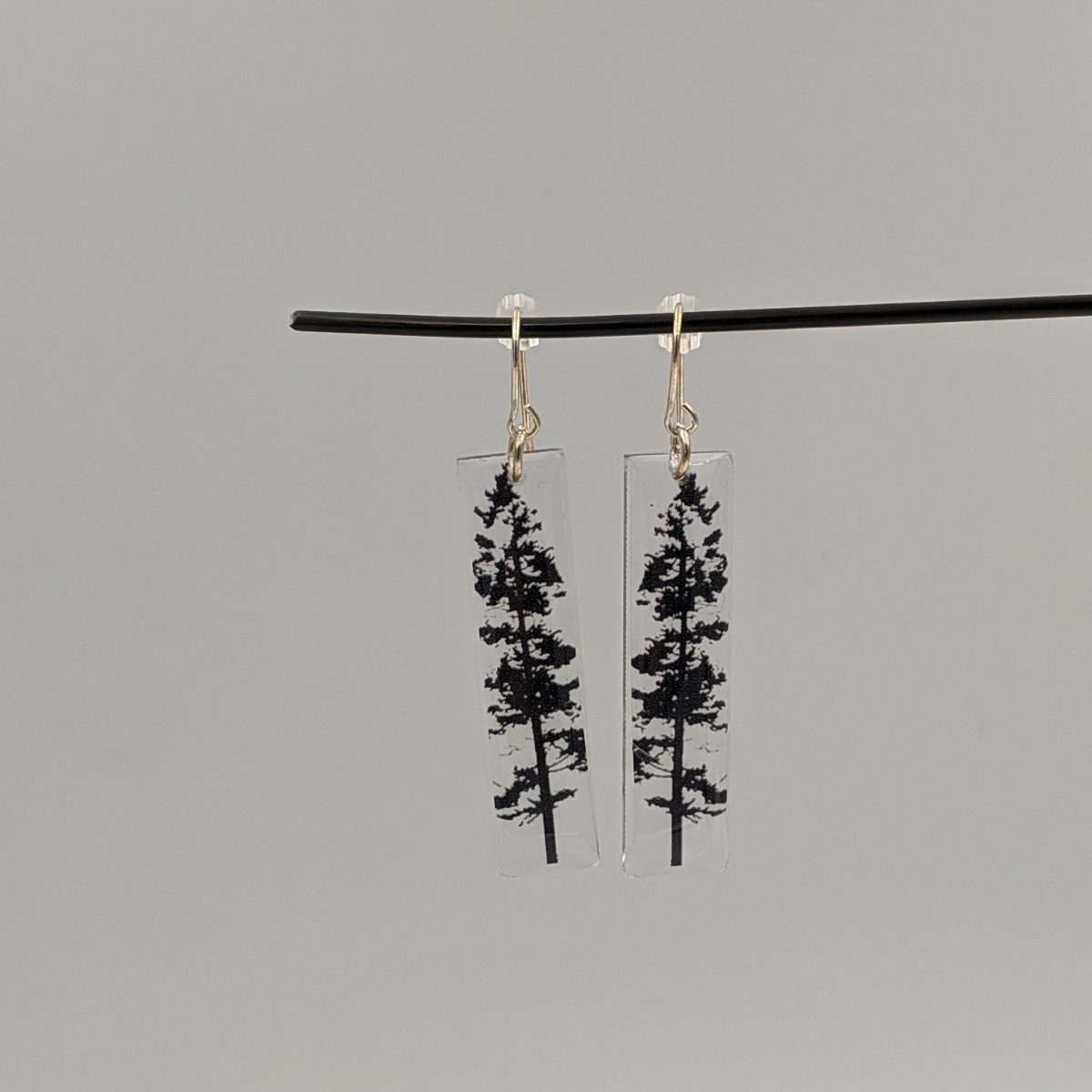 zilveren hangers rechthoek, boom