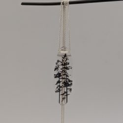 zilveren hanger, boom 2